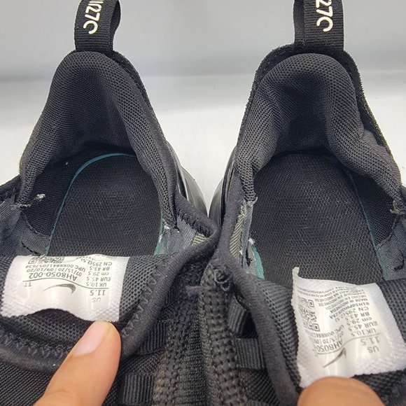 Nike Air Max 270 Mens 11.5 Black White Sneaker Shoes Athletic Comfort AH8050-002 main image 10